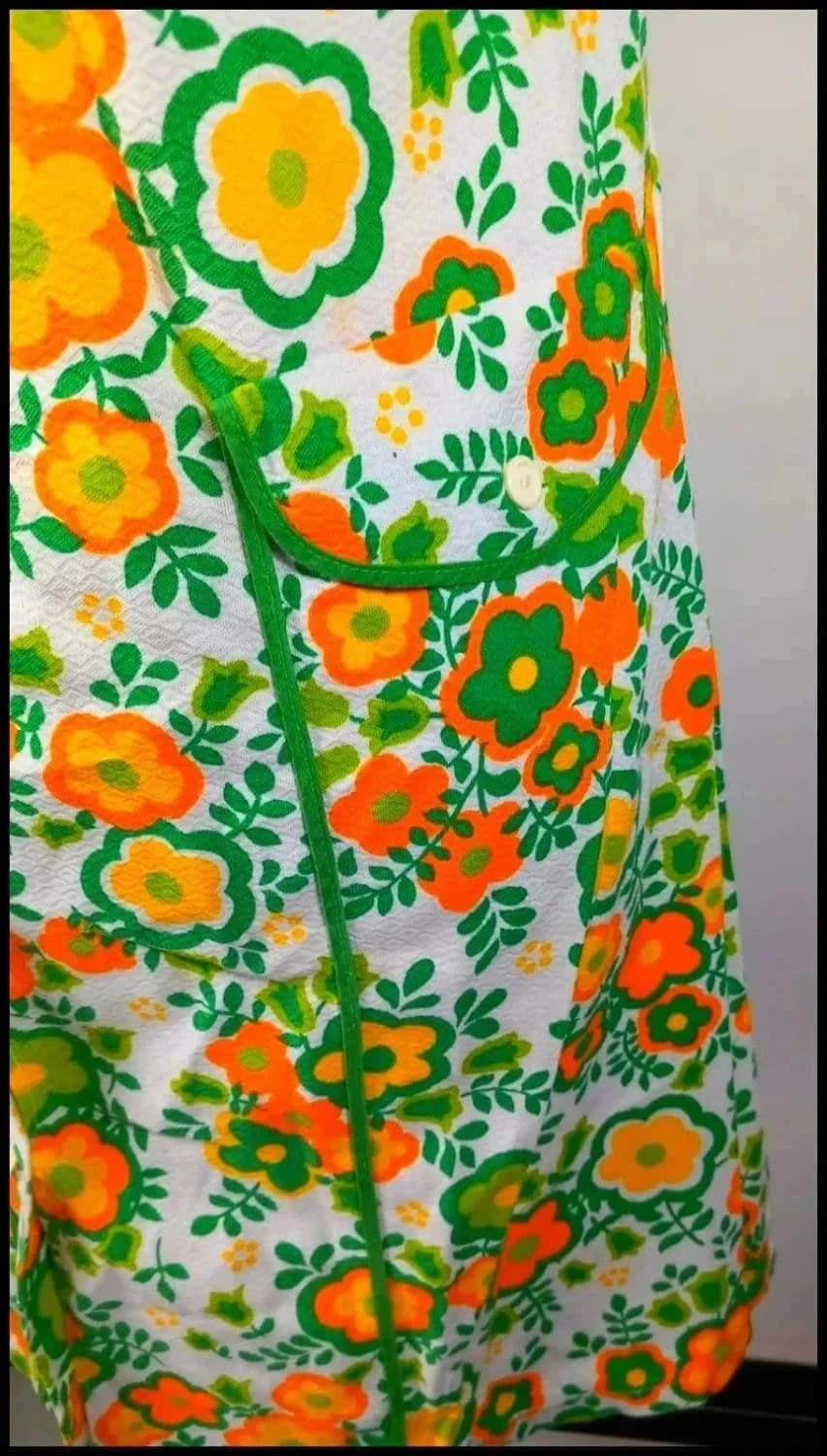 Magnifique robe Vintage des années 60-70 made in france taille 44 – Vintage Dressing – taille XXL / 44 / 16 4