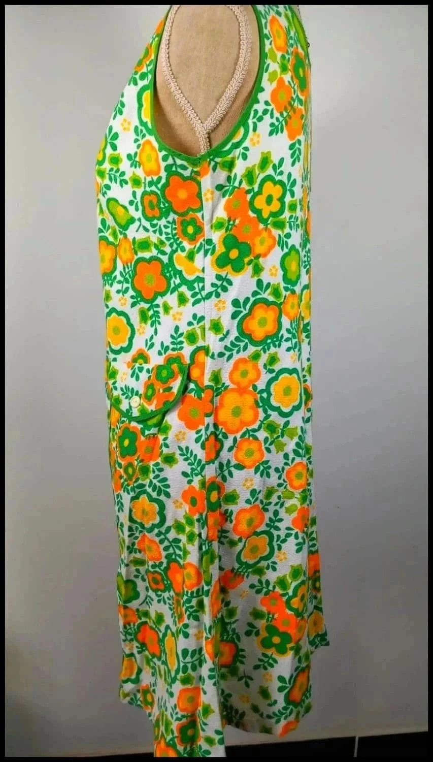 Magnifique robe Vintage des années 60-70 made in france taille 44 – Vintage Dressing – taille XXL / 44 / 16 5