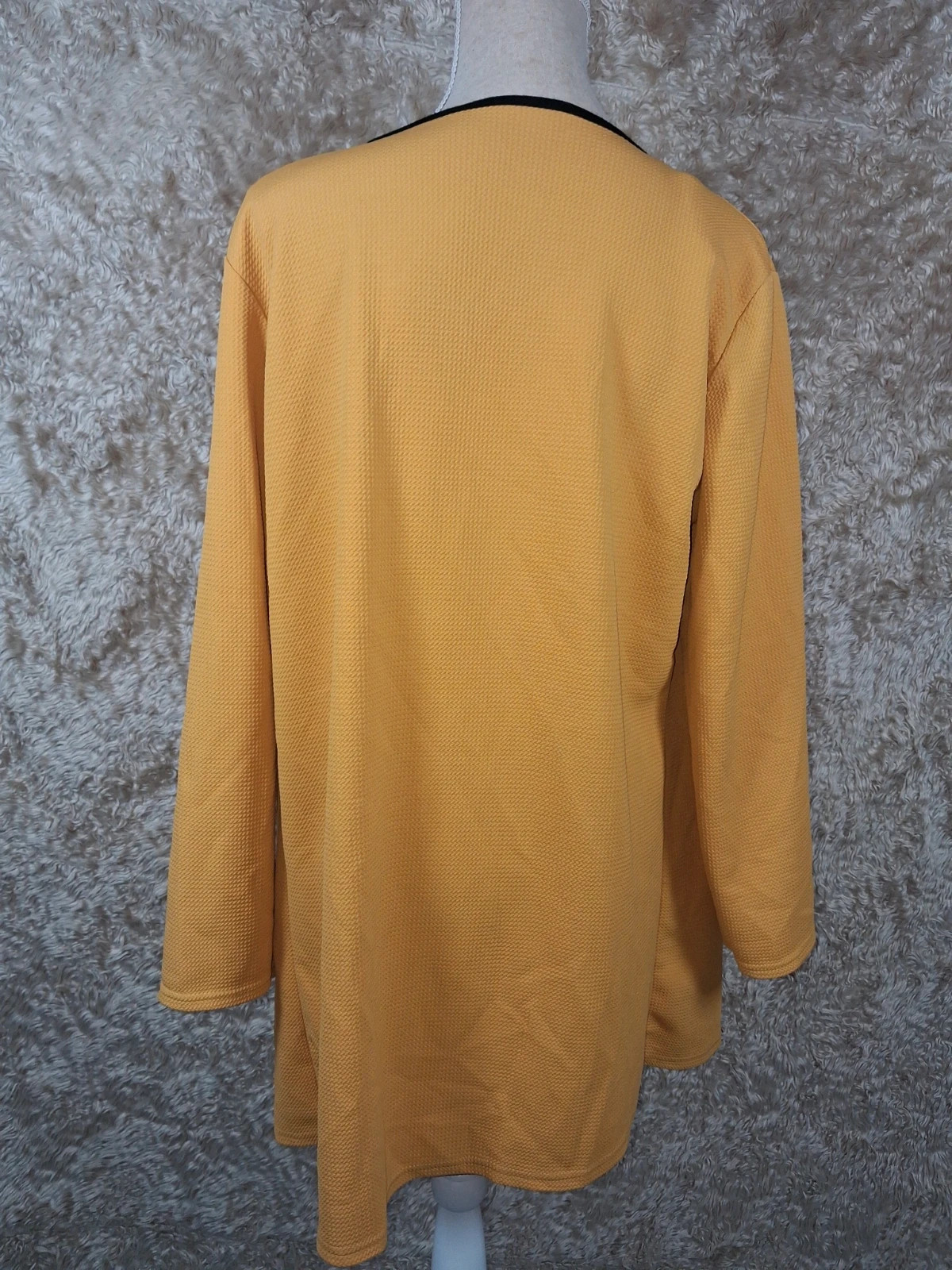 Veste longue style blazer jaune moutarde taille 50/52 – taille 4XL / 48 / 20 5