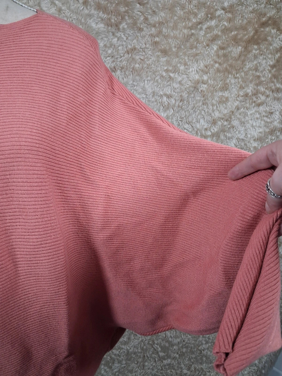 Pull Urban by Gémo rose corail manches chauve-souris taille S – Urban By Gemo – taille S / 36 / 8 4
