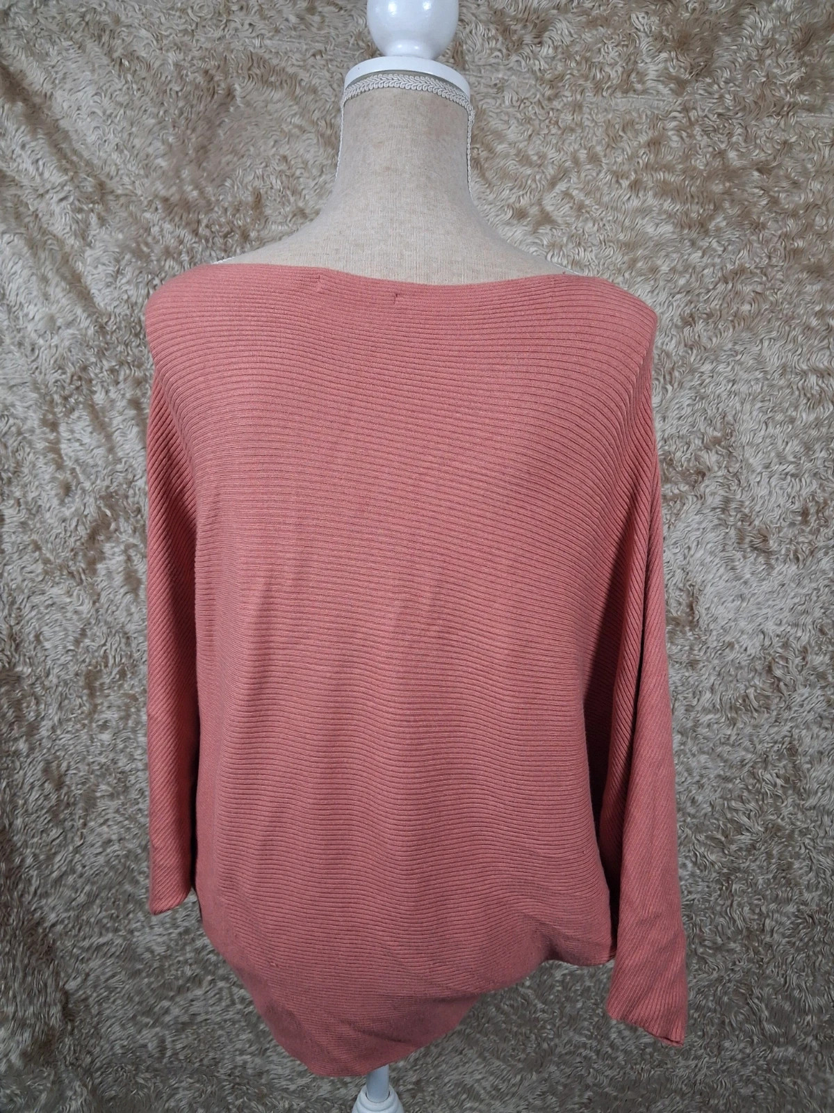 Pull Urban by Gémo rose corail manches chauve-souris taille S – Urban By Gemo – taille S / 36 / 8 5