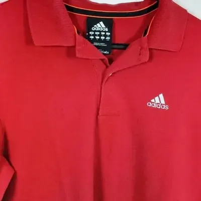 Polo Adidas Climalite Cotton Rouge – Taille S – État Nickel – Adidas – taille S 9