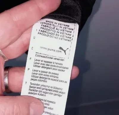 Maillot de Sport PUMA Noir & Blanc Édition "Avenir Coulongois" Taille L – Puma – taille L 4