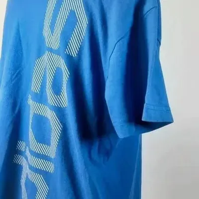 Adidas Tee‑shirt Bleu Taille L • Coton doux • – Adidas – taille L 8