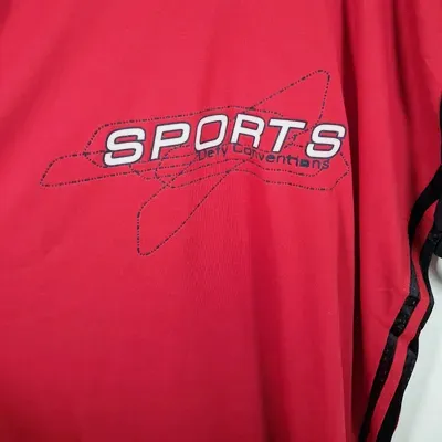 T-shirt Sport Dikesen Rouge & Noir – Style Sportswear/Y2K – Taille XXL – Dikesen – taille XXL 5