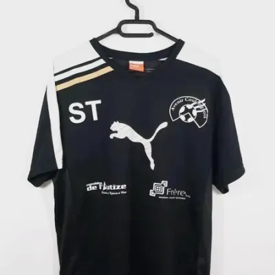Maillot de Sport PUMA Noir & Blanc Édition "Avenir Coulongois" Taille L – Puma – taille L 3