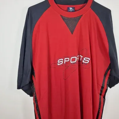 T-shirt Sport Dikesen Rouge & Noir – Style Sportswear/Y2K – Taille XXL – Dikesen – taille XXL 7