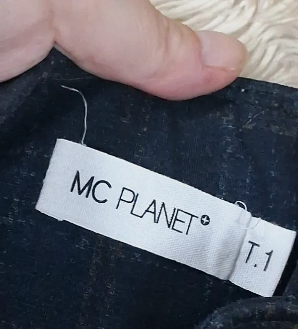 Jupe MC Planet bleu marine à ceinture, taille T.1 – MC Planet – taille 38 5