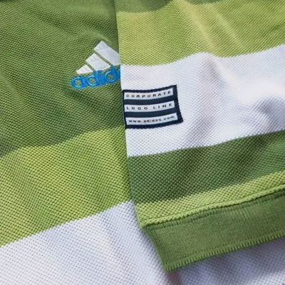 Polo Adidas Vintage – Vert Prairie – Taille 5 (L/XL) – Adidas – taille XL 5