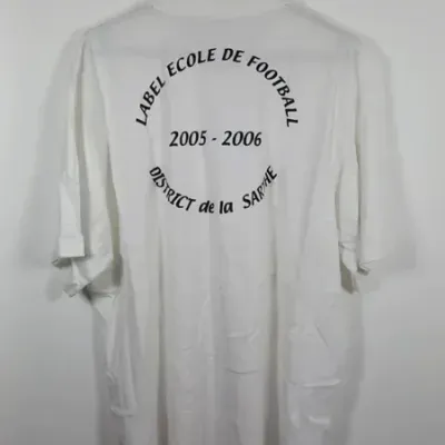 T-shirt Adidas Blanc "École de Foot" Neuf avec étiquette Taille XL – Adidas – taille XL 2