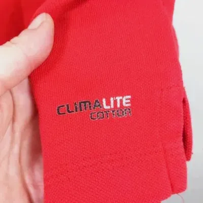 Polo Adidas Climalite Cotton Rouge – Taille S – État Nickel – Adidas – taille S 5