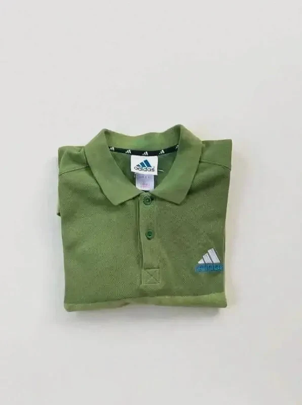 Polo Adidas Vintage – Vert Prairie – Taille 5 (L/XL) – Adidas – taille XL
