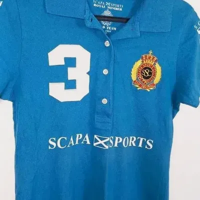 Polo Scapa Sport "Royal Member" Bleu Roi – Taille S – Très Bon État – scapa – taille S 6