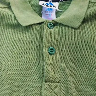 Polo Adidas Vintage – Vert Prairie – Taille 5 (L/XL) – Adidas – taille XL 2