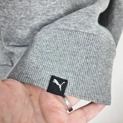 Veste Zippée à Capuche Puma Taille 48/50 neuve Sweat Gris Chiné Logo Camouflage  – Puma – taille L 5