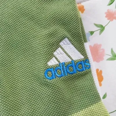 Polo Adidas Vintage – Vert Prairie – Taille 5 (L/XL) – Adidas – taille XL 3