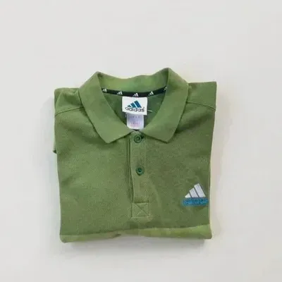 Polo Adidas Vintage – Vert Prairie – Taille 5 (L/XL) – Adidas – taille XL 7