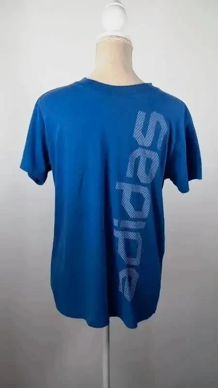 Adidas Tee‑shirt Bleu Taille L • Coton doux • – Adidas – taille L