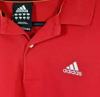 Polo Adidas Climalite Cotton Rouge – Taille S – État Nickel – Adidas – taille S 6