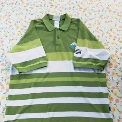 Polo Adidas Vintage – Vert Prairie – Taille 5 (L/XL) – Adidas – taille XL 6