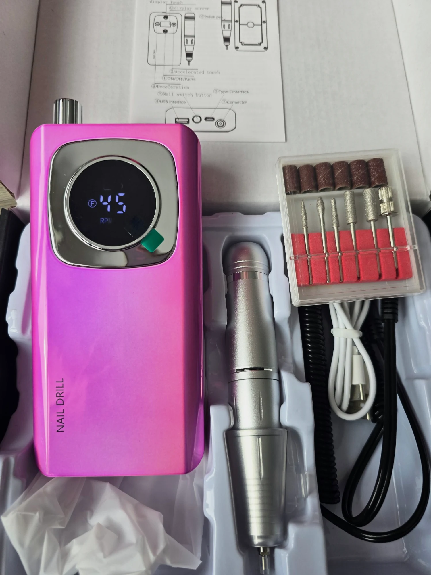 ponceuse à ongle Pro 