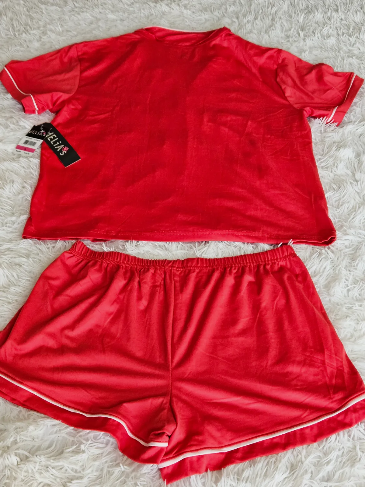 Pyjama court rouge dELiA*s avec étiquette – dELiA*s – taille L 7