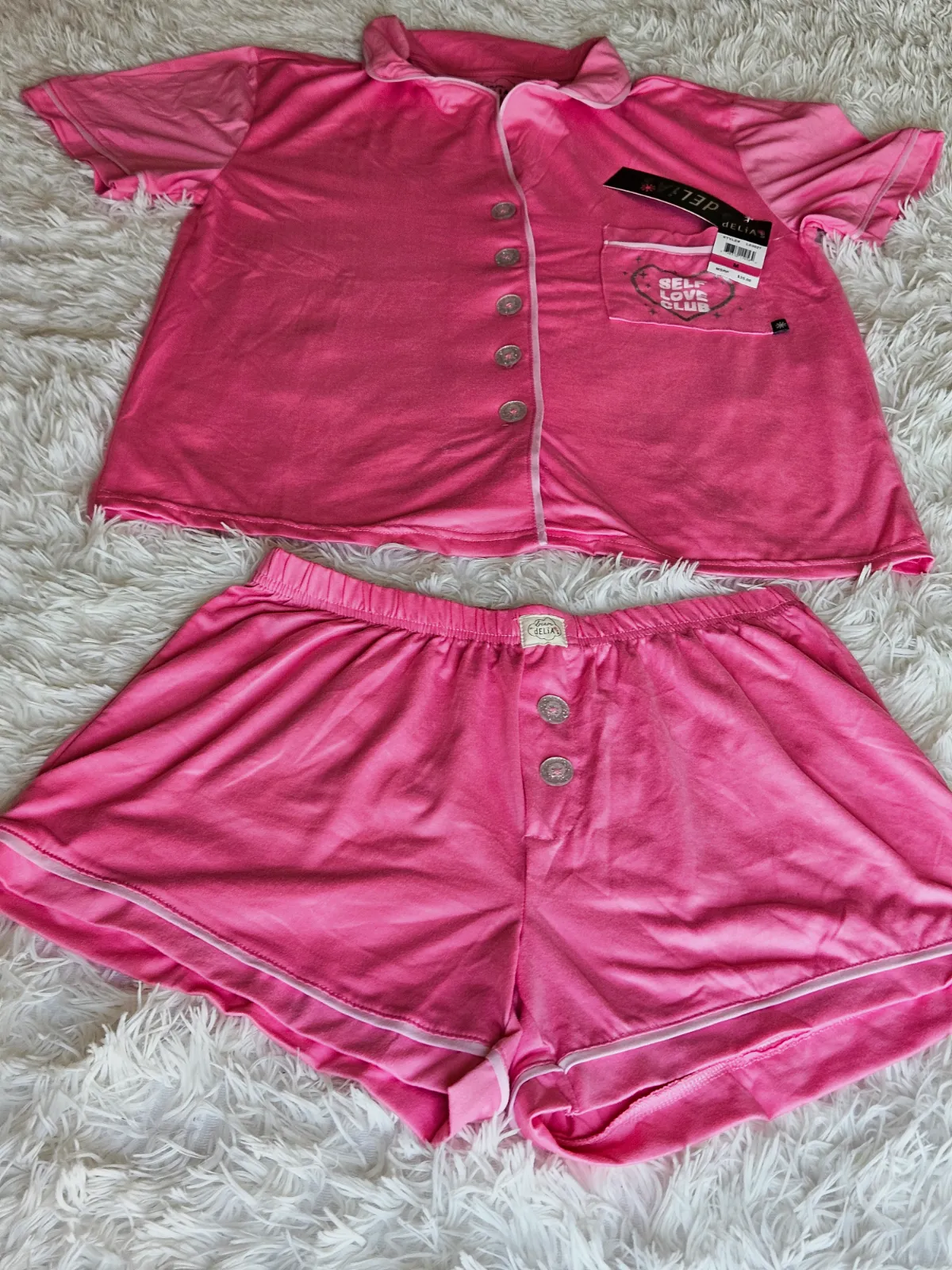Pyjama 2 pièces rose dELiA*s Neuf avec étiquette – dELiA*s – taille S 4