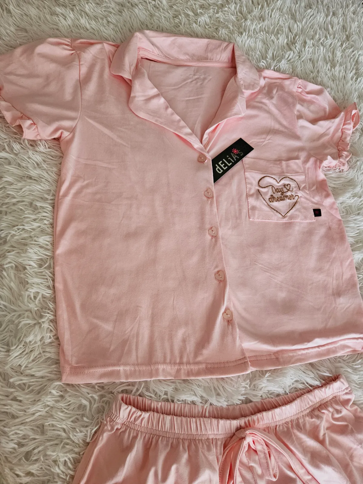 Ensemble pyjama court dELiA*s rose – dELiA*s – taille S 2