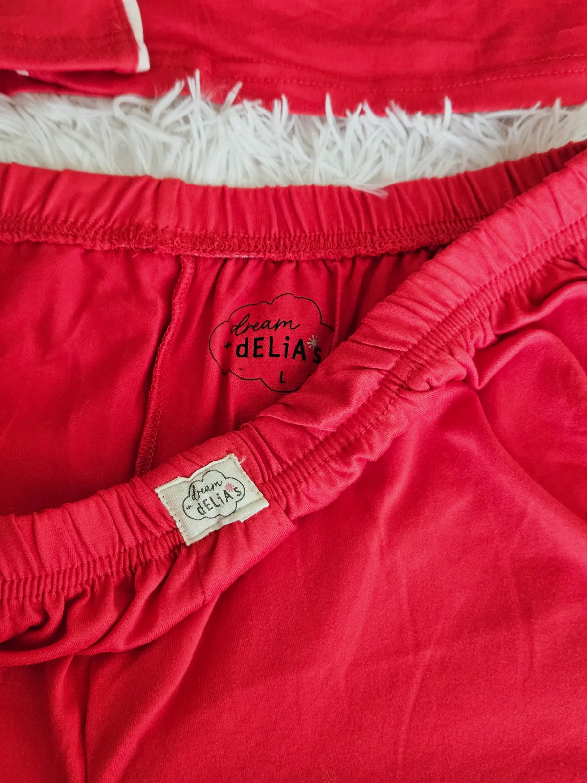 Pyjama court rouge dELiA*s avec étiquette – dELiA*s – taille L 5