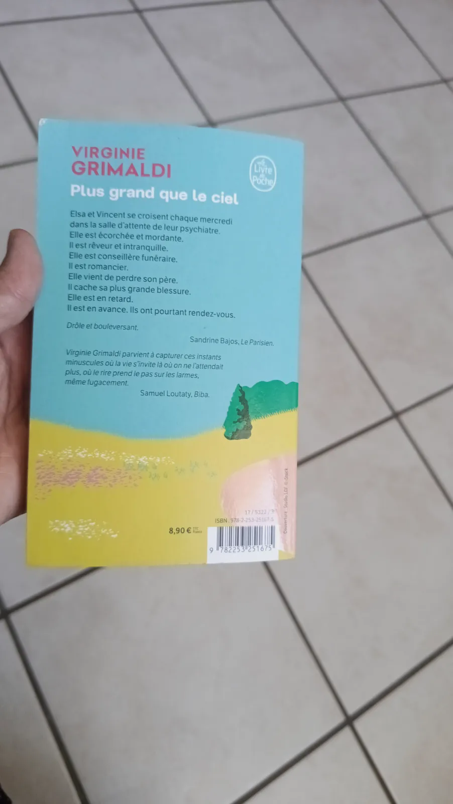 Plus grand que le ciel  – livre de poche 3