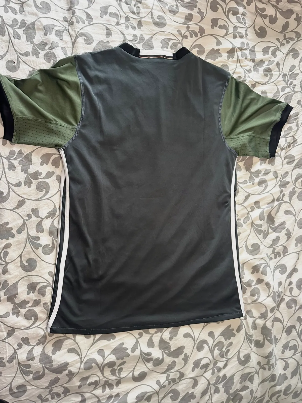 Maillot Allemagne Adidas gris noir vert kaki – Coupe du monde 2014 🇩🇪 – Adidas – taille S 5