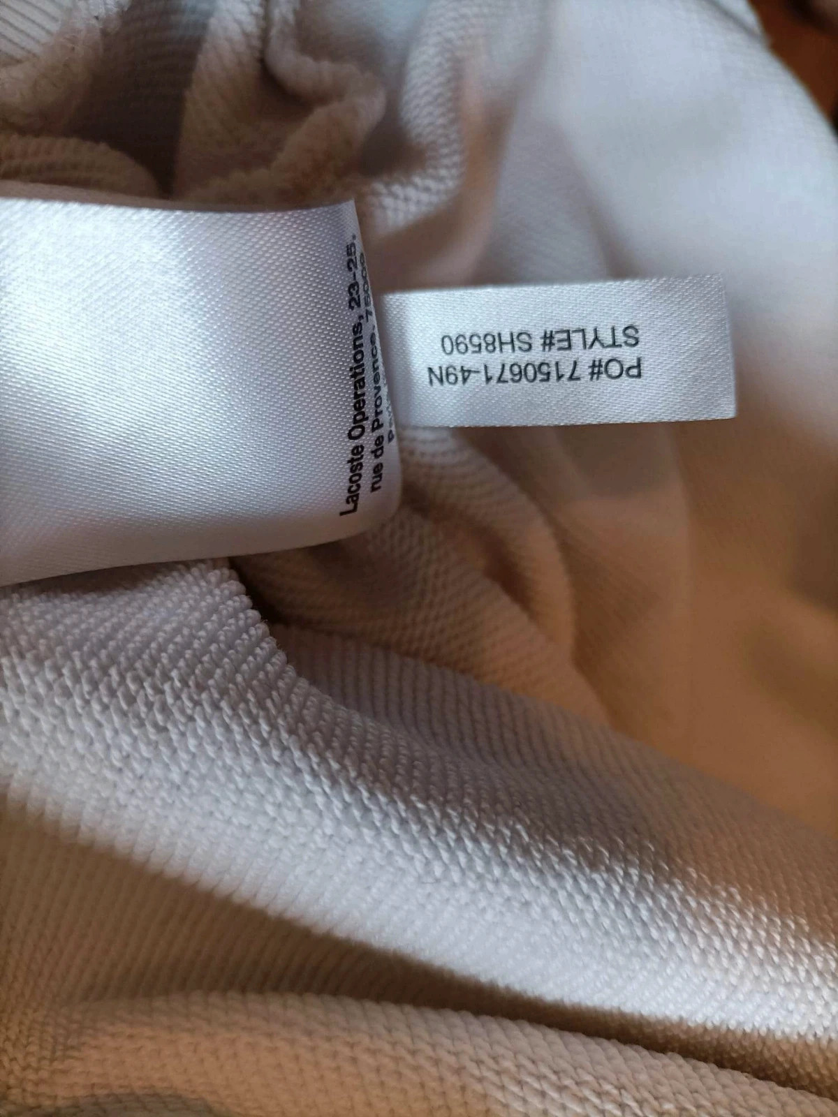 Sweatshirt hoodie – Lacoste – taille M 5