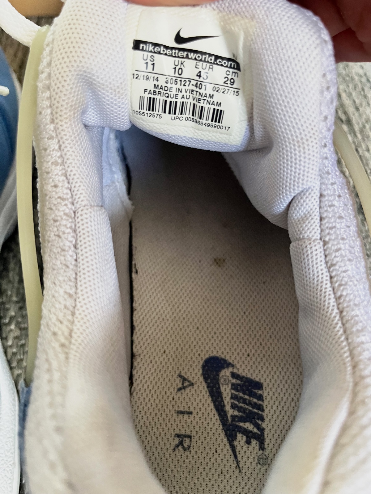 Chaussures nike air huarache light varsity blue – Nike – taille EU 45 5