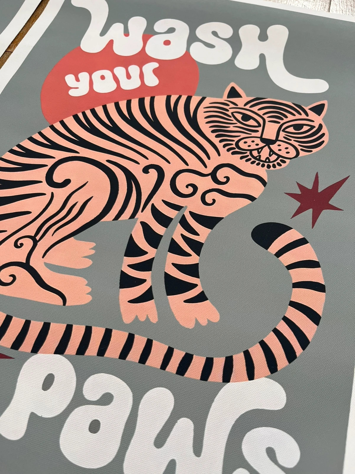 Lot de 2 posters déco animaliers – 30 × 40 cm 4