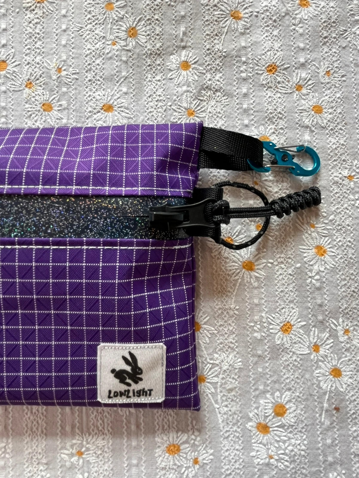 Pochette plate crossbody violette en Ripstop - UL – Reserved 3
