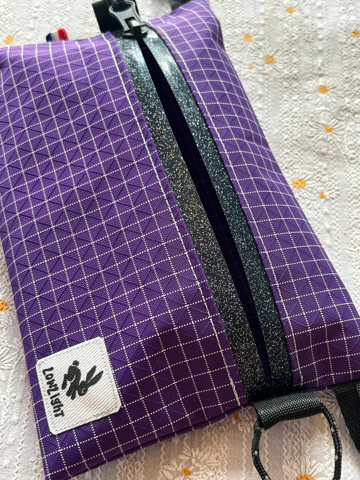 Pochette plate crossbody violette en Ripstop - UL – Reserved 5