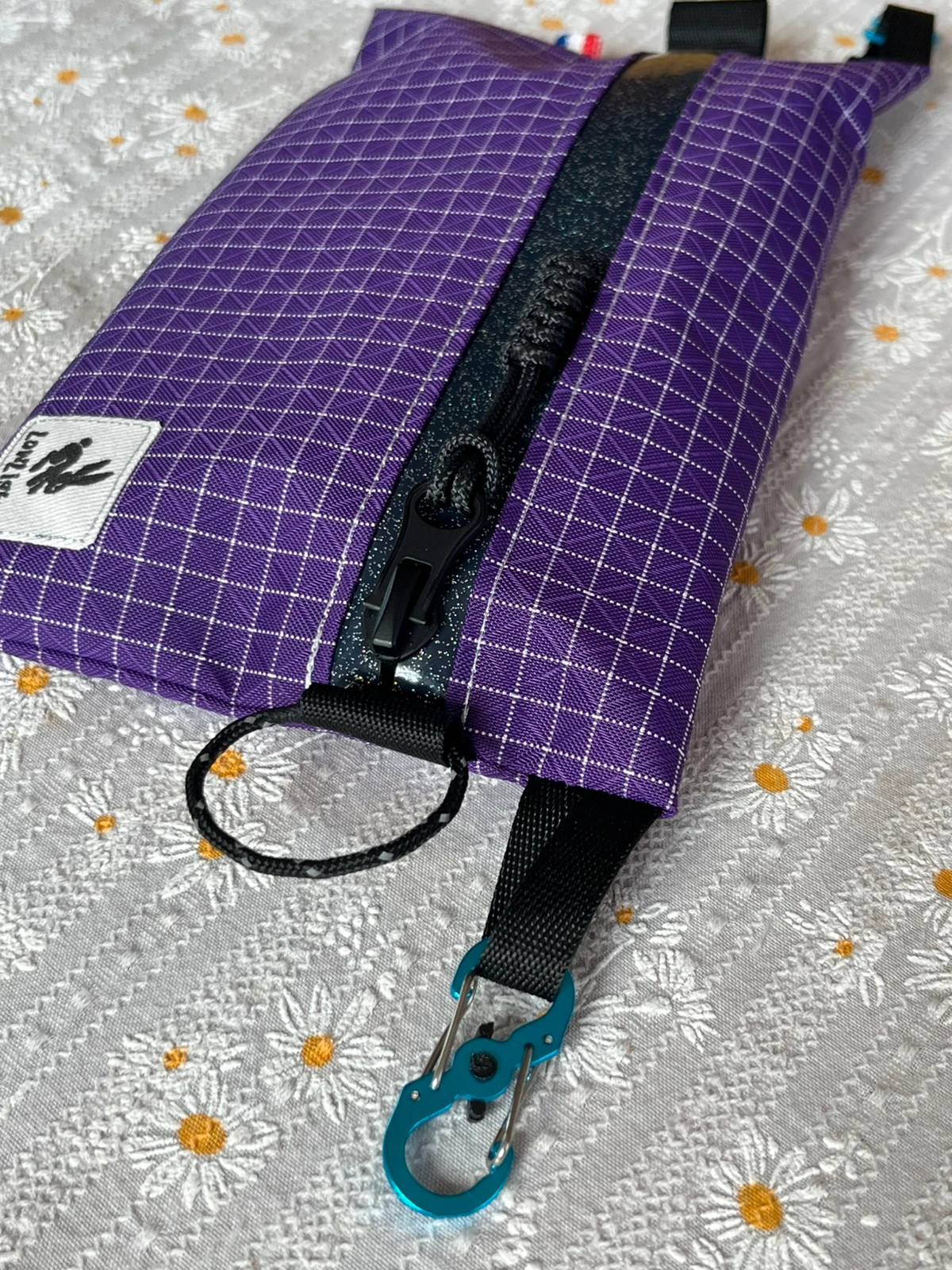 Pochette plate crossbody violette en Ripstop - UL – Reserved 4