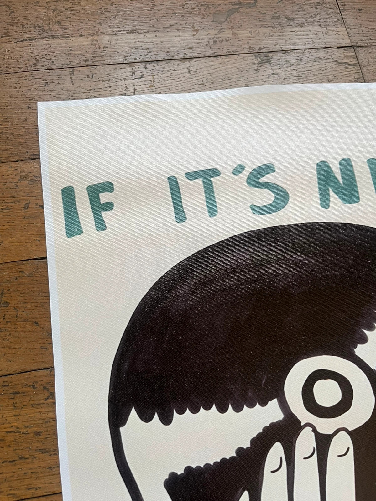 Affiche Toile Canvas Vinyl "If It's Nice Play It Twice" – Alternative 2