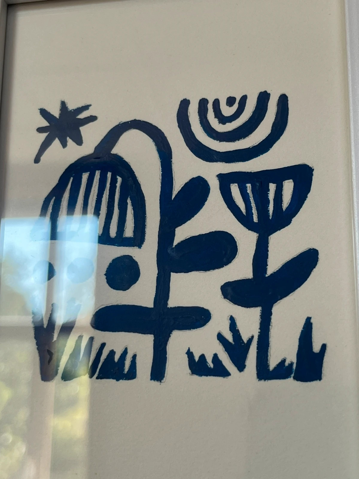 Petite Illustration Botanique Bleue majorelle – Art 4