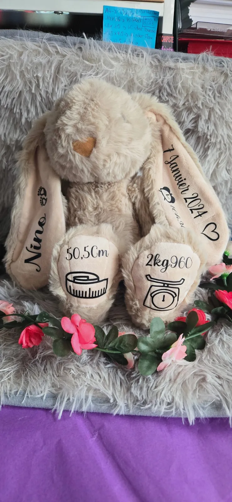 Peluche – Snas marque – taille 3 mois 4