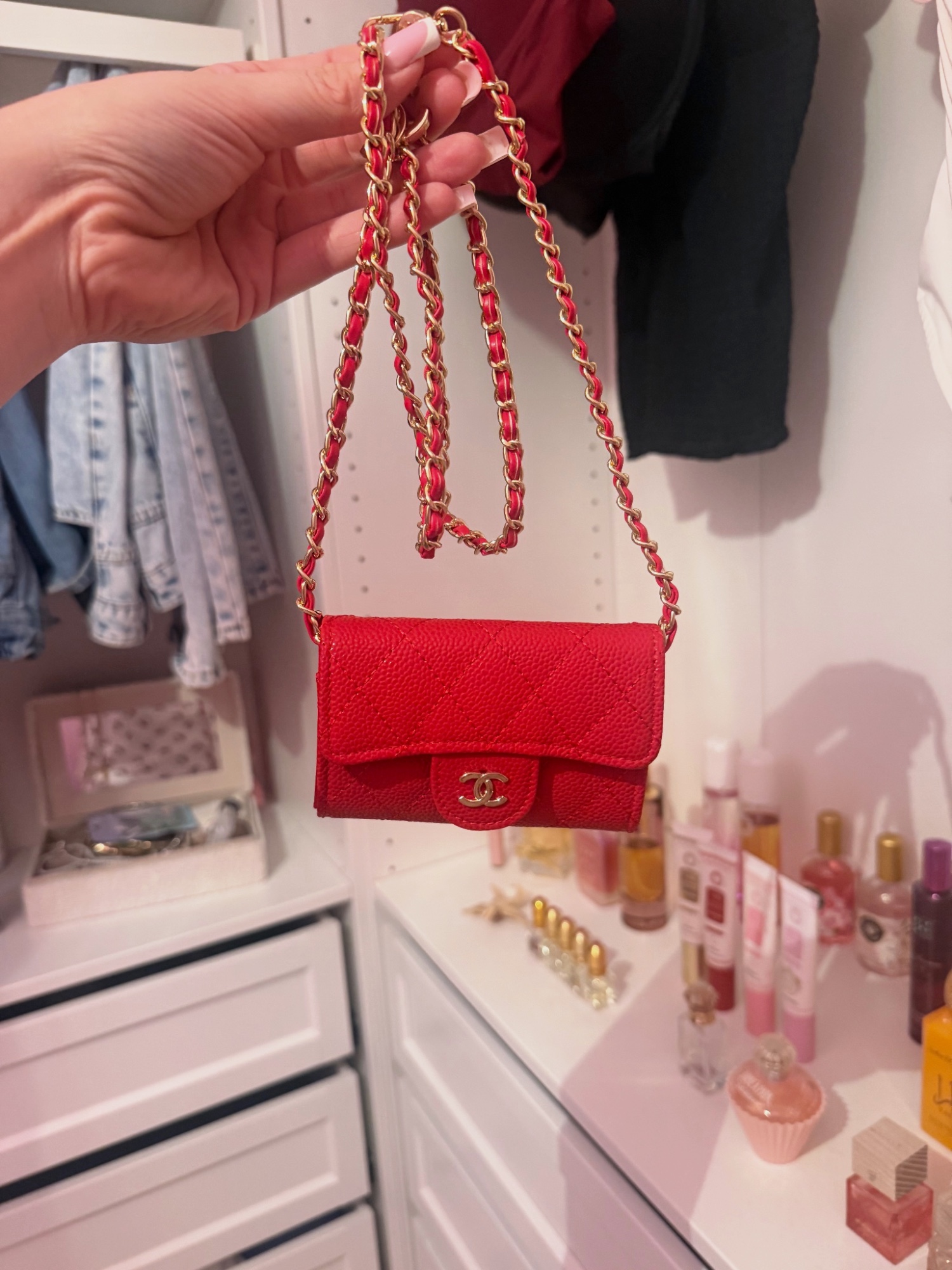 Petit sac rouge 