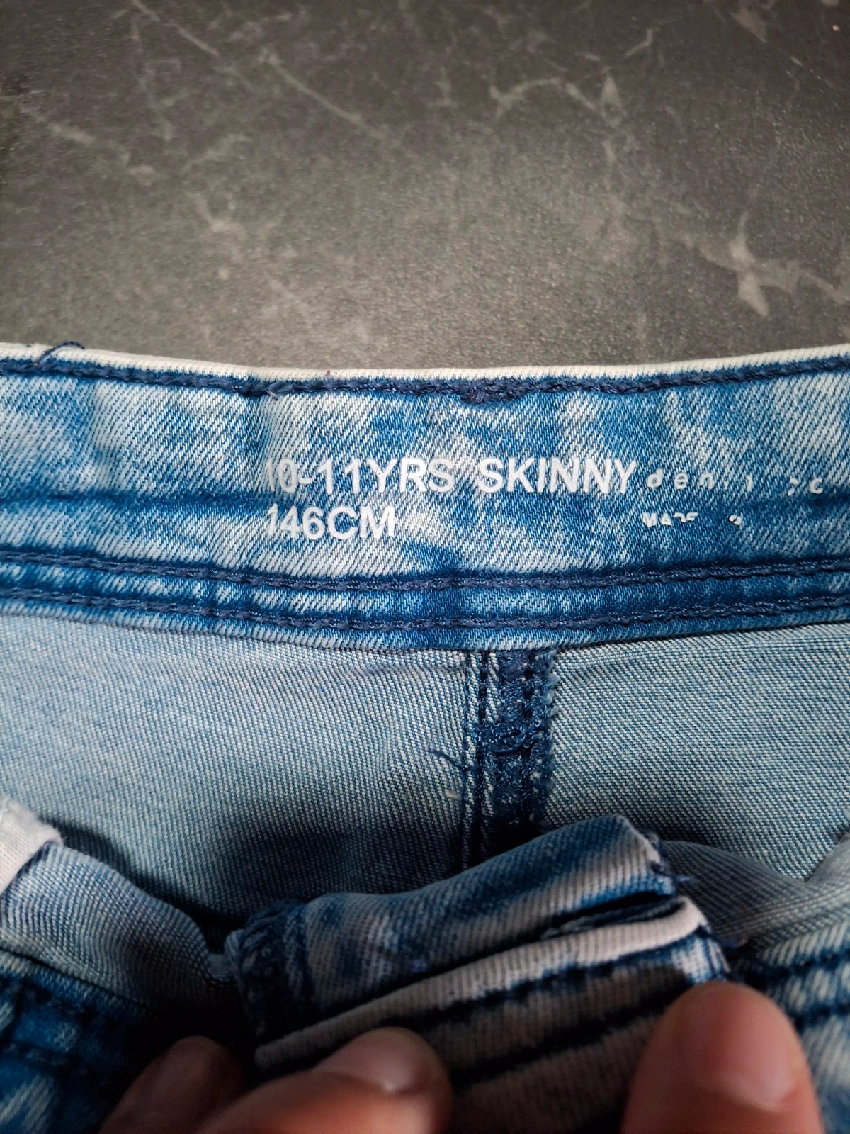 Short en jean 11ans skinny – Okaïdi – taille 11 ans / 146 cm 2