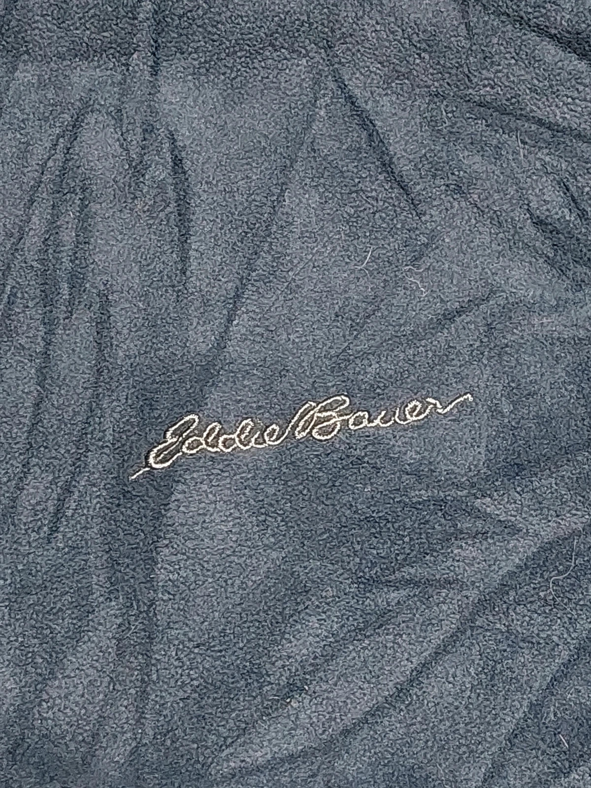 Sweat Eddie Bauer bleu marine col montant zippé quarter zip fleece homme XL – Eddie Bauer – taille XL 5
