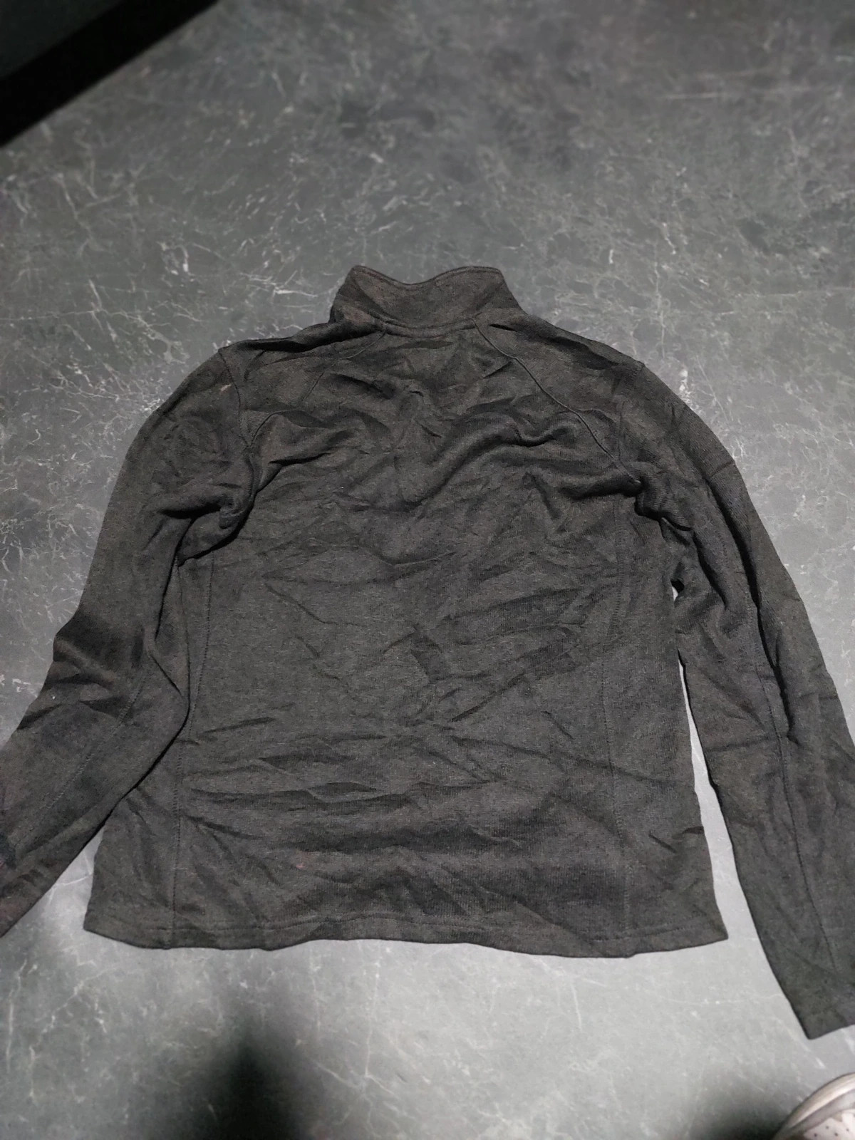 Pull polaire Eddie Bauer gris quart zip col montant manches raglan – Eddie Bauer – taille L 5