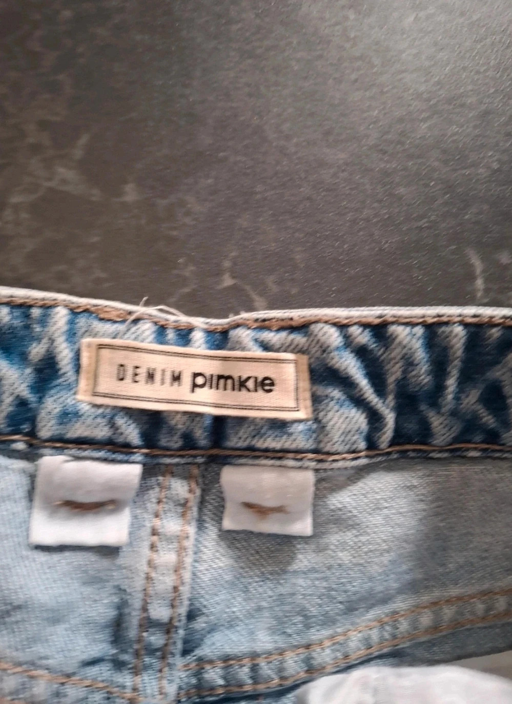 Jean droit bleu clair délavé Pimkie Taille 34 (XS) – Pimkie – taille XS / 34 / 6 3