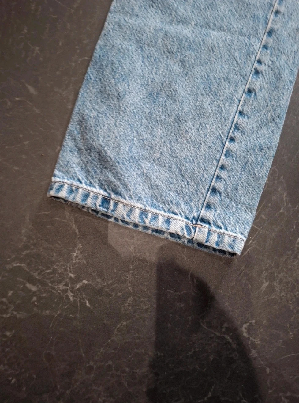 Jean droit bleu clair délavé Pimkie Taille 34 (XS) – Pimkie – taille XS / 34 / 6 5