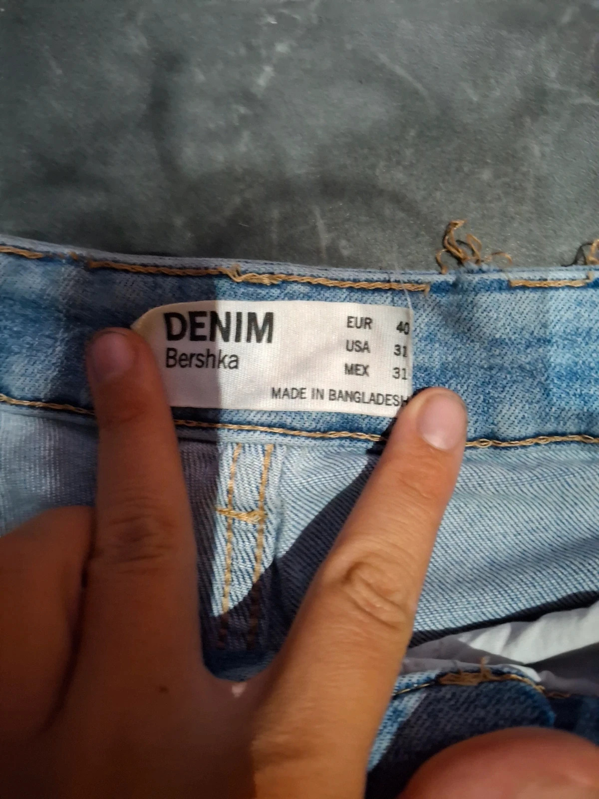Jean femme bershka denim taille 40 – Bershka – taille L / 40 / 12 4