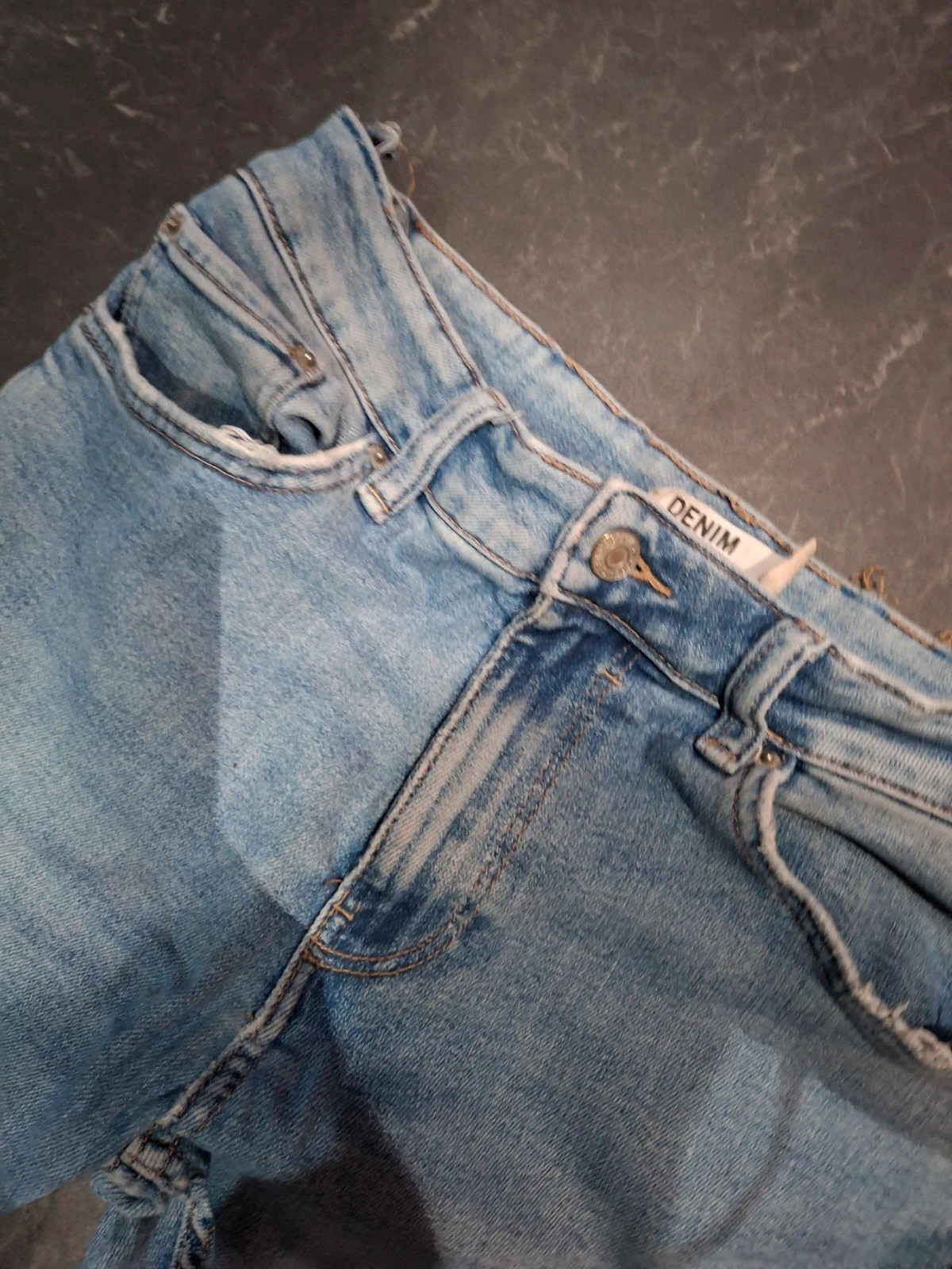 Jean femme bershka denim taille 40 – Bershka – taille L / 40 / 12 5