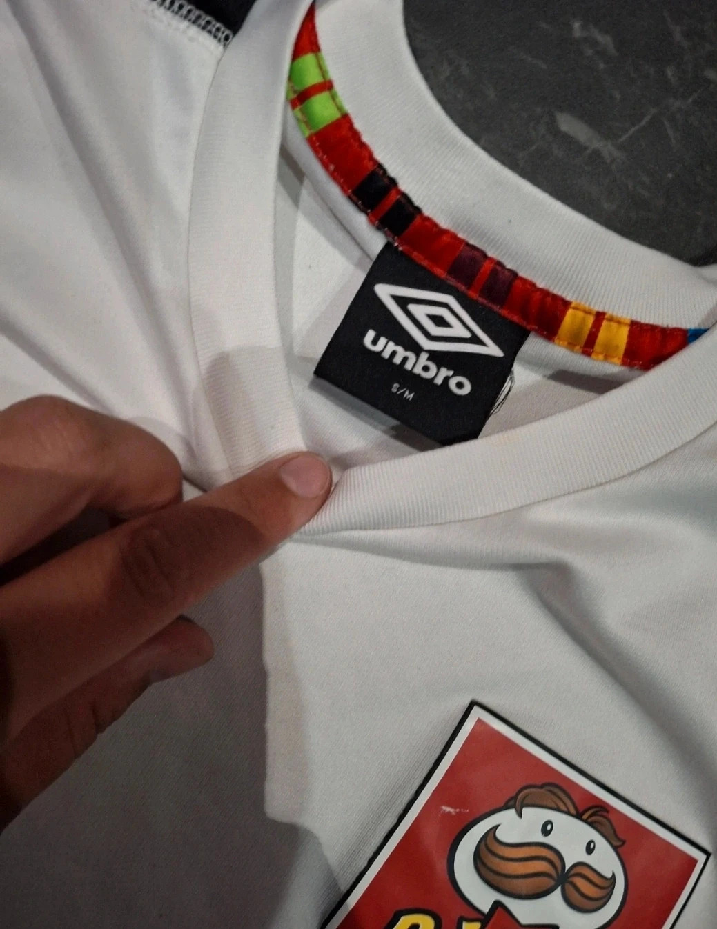 Tshirt sport foot umbro Pringles blanc taille M – Umbro – taille M 3