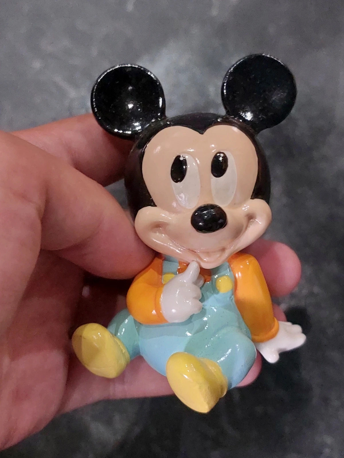 Magnifique Duo Figurines Vintage Céramique Bébé Disney - Mickey & Donald – Disney – taille Taille unique 3